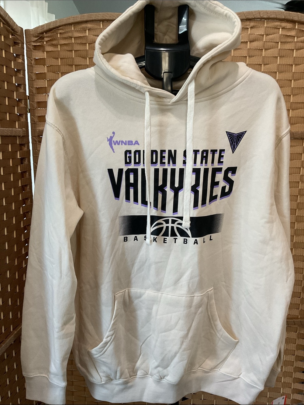 WNBA Golden State Valkyries Cream Pullover Hoodie